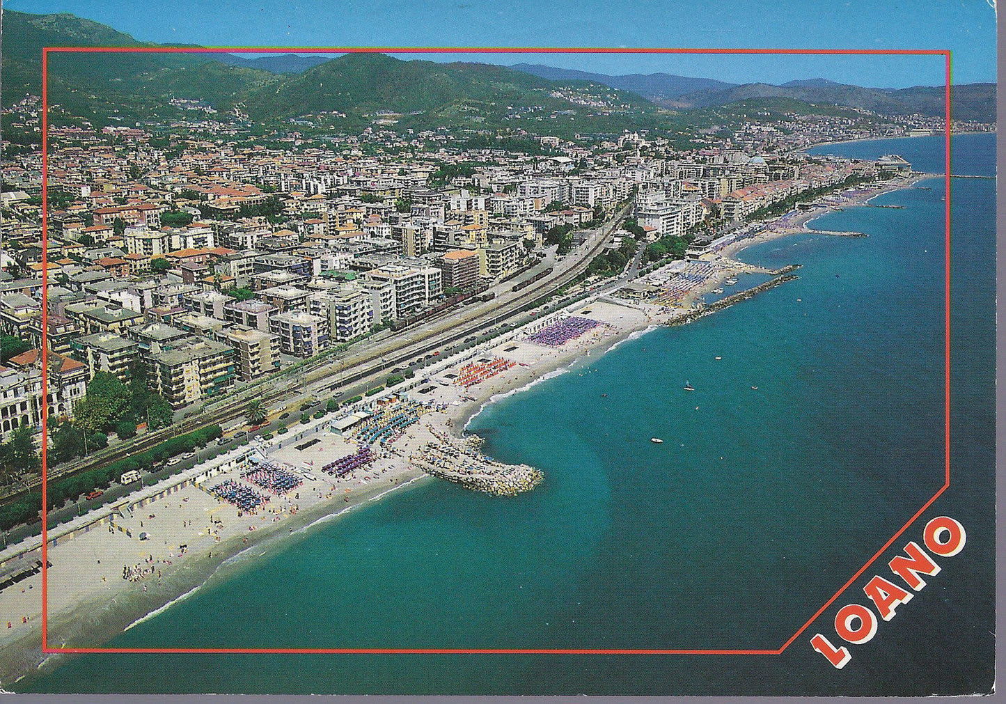 LOANO - VEDUTA DALL'AEREO - V1992