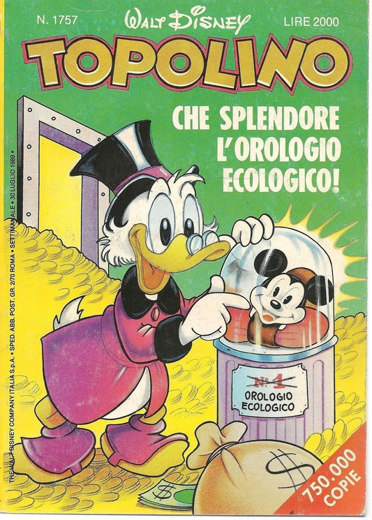 TOPOLINO N° 1757 - 30 LUGLIO 1989