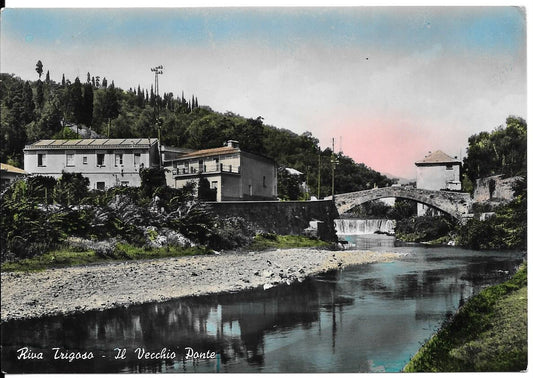 RIVA TRIGOSO - VECCHIO POTE - V1955 - FG - ACQUARELLATA