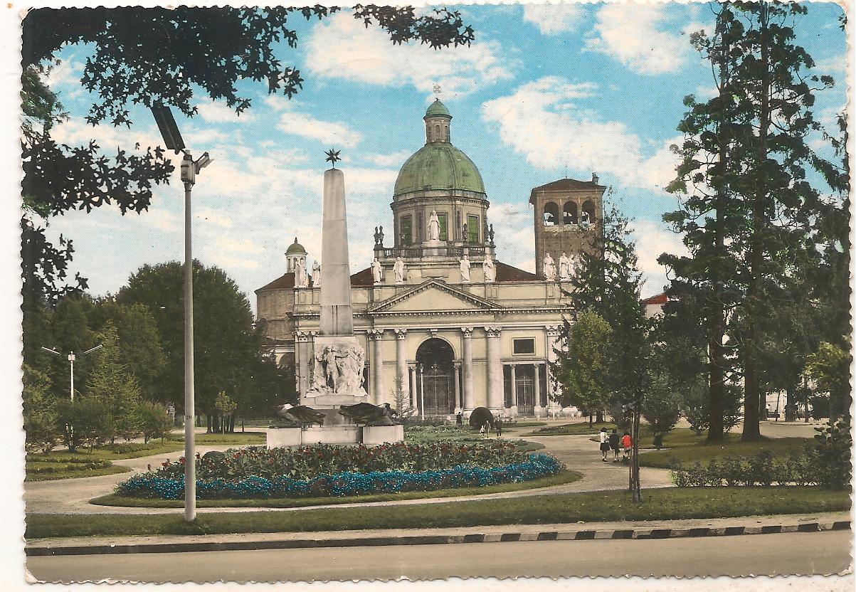 VERCELLI - IL DUOMO - V1961 - ACQUARELLATA