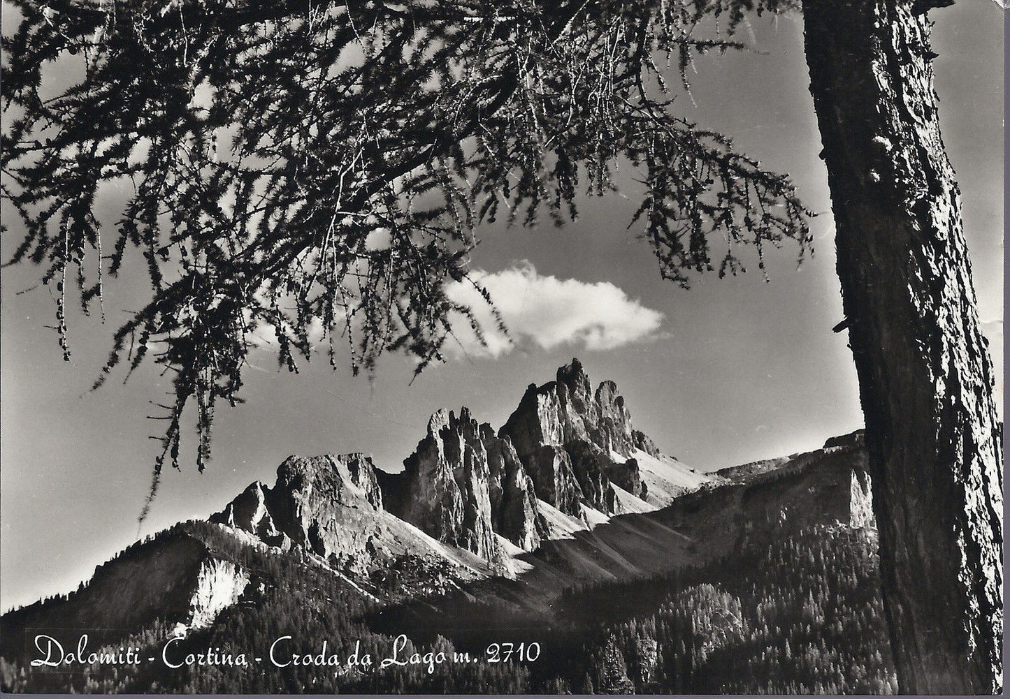 CORTINA - CRODA DA LAGO - V 1969 -FG