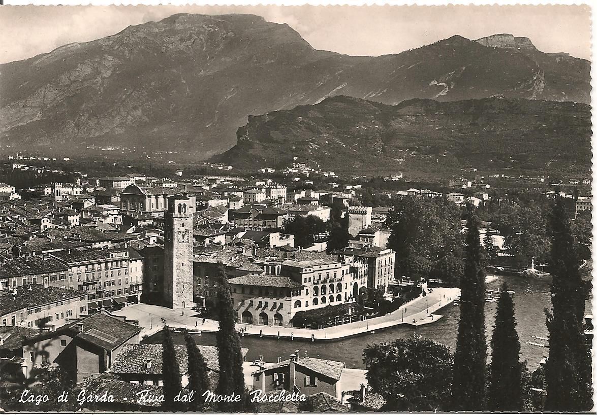 RIVA DEL GARDA DAL MONTE ROCCHETTA - PANORAMA - NV