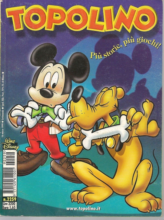 TOPOLINO N° 2259 - 16 MARZO 1999