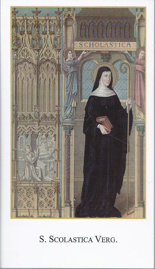 S. SCOLASTICA Verg. - SANTINO - AS014-350 - Ed. Paco