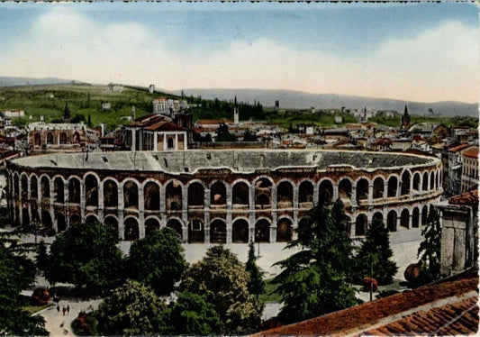 VERONA - ARENA - 1955 - ACQUARELLO