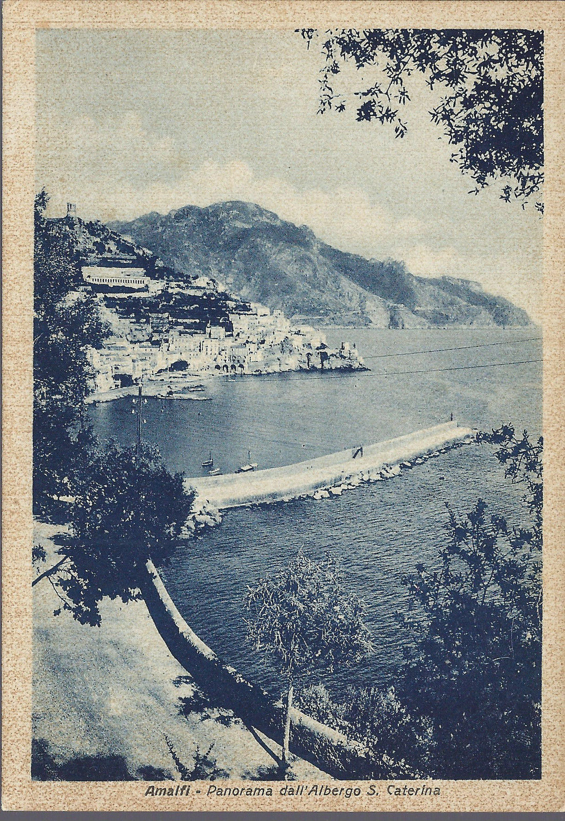 AMALFI - PANORAMA DALL'ALBERGO S. CATERINA - NV - FG -