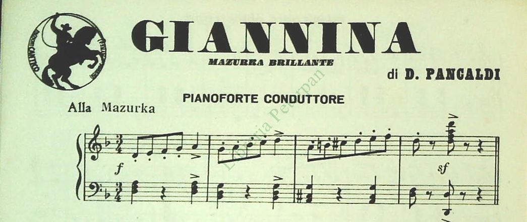 GAI CAMPAGNOLI - DUE BRANI - SPARTITO-SHEET MUSIC