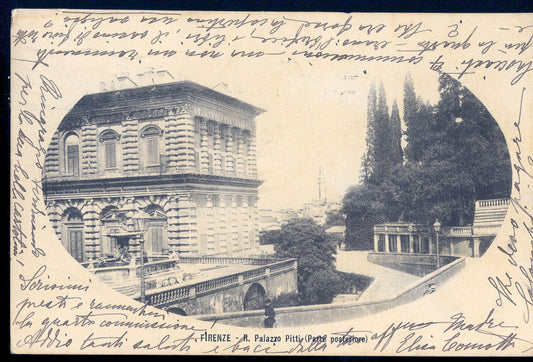 FIRENZE - R. PALAZZO PITTI - PARTE POSTERIORE - V1917
