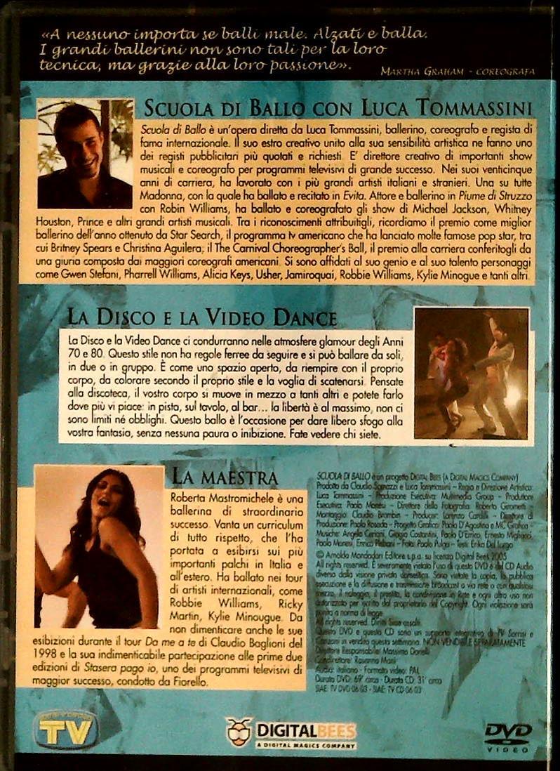 DISCO E VIDEO DANCE. SCUOLA DI BALLO CON LUCA TOMMASINI - DVD