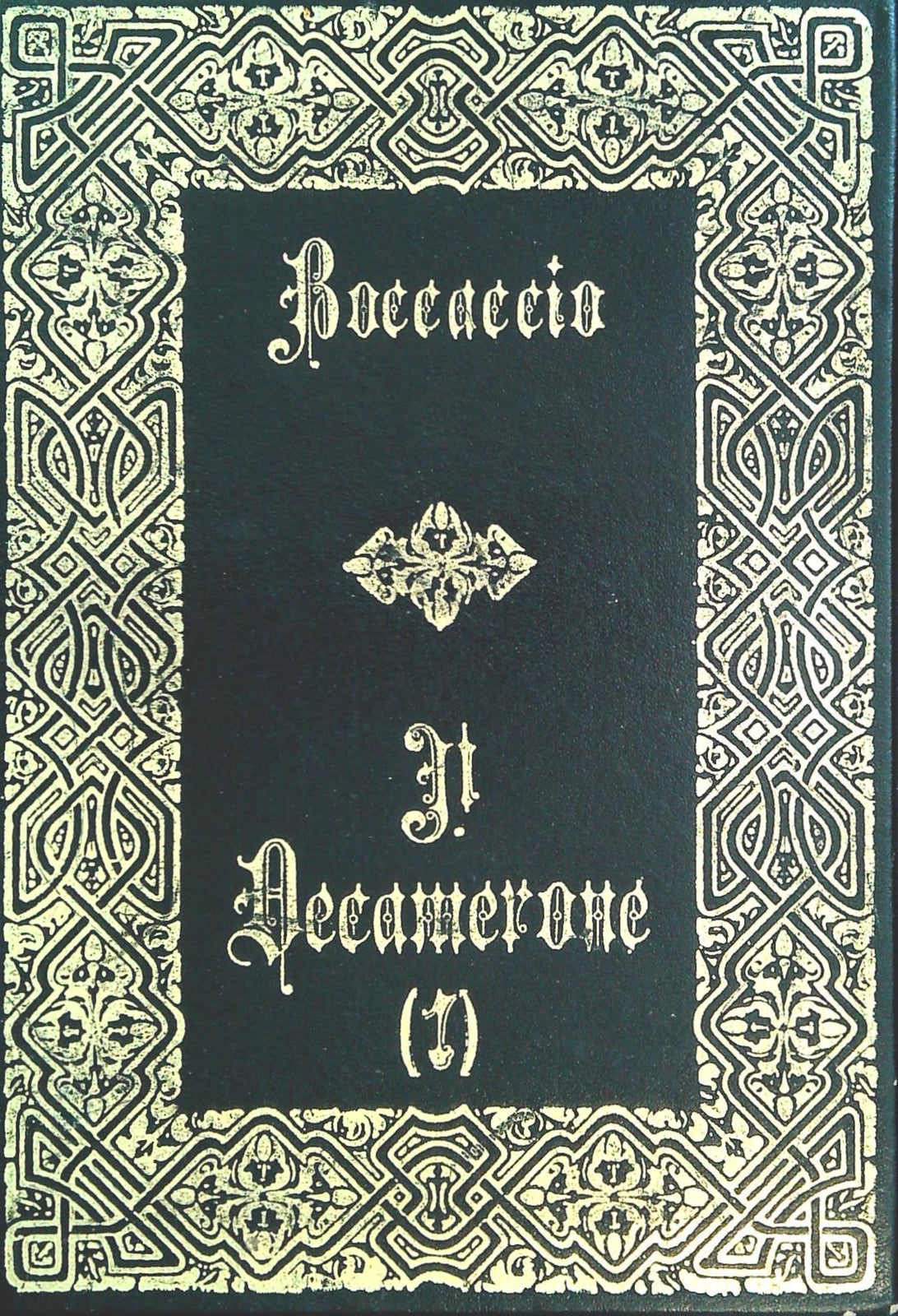 DECAMERONE - GIOVANNI BOCCACCIO - CDC - VOLUME PRIMO