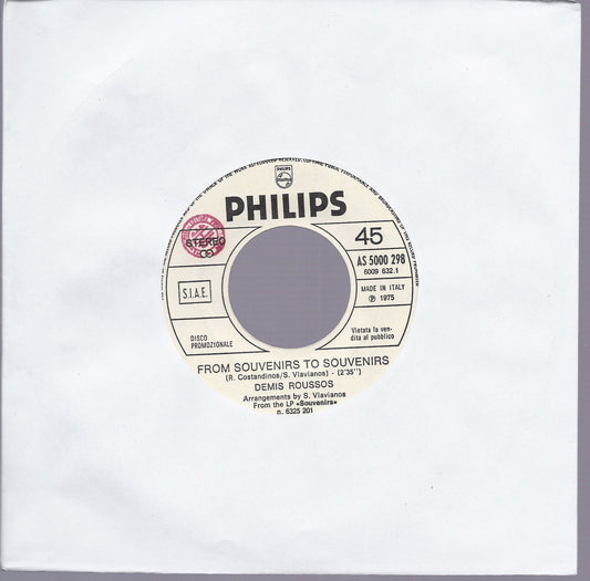FROM SOUVENIRS TO SOUVENIRS # DEMIS ROUSSOS - SERA # LE ORME - Promo