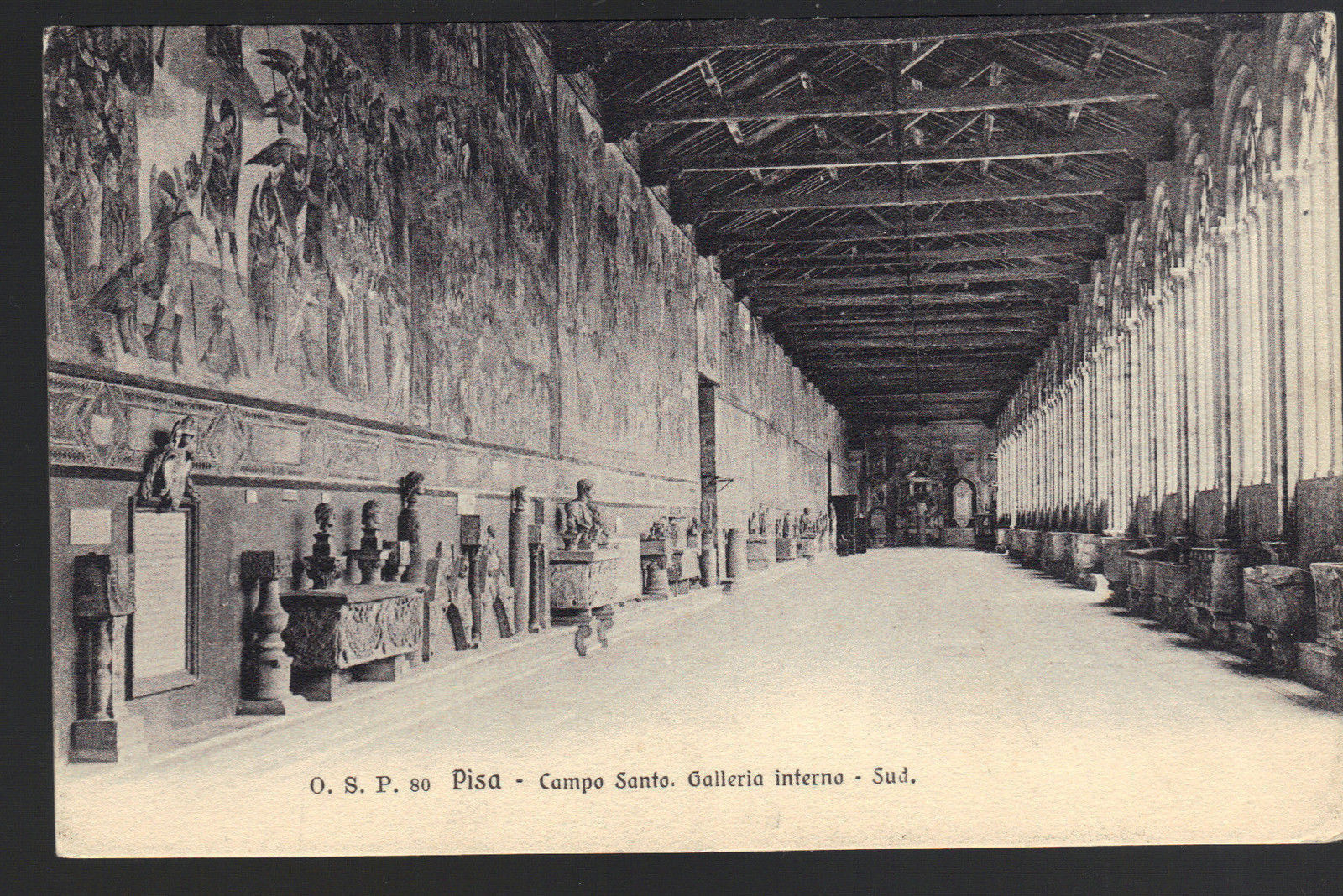 PISA - CAMPO SANTO - GALLERIA INTERNO-SUD - NV