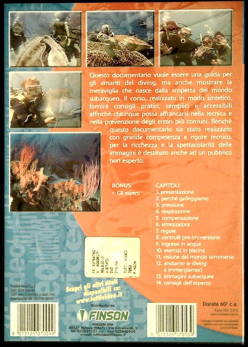 DIVING. APPRENDERE FACILMENTE LE TECNICHEDI IMMERSIONE - DVD