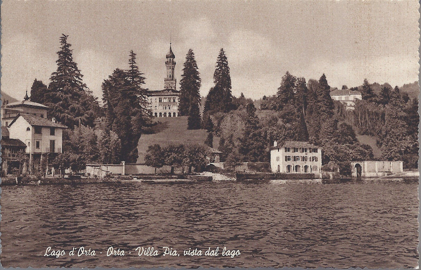 ORTA - LAGO D'ORTA - VILLA PIA VISTA DAL LAGO - NV - FP