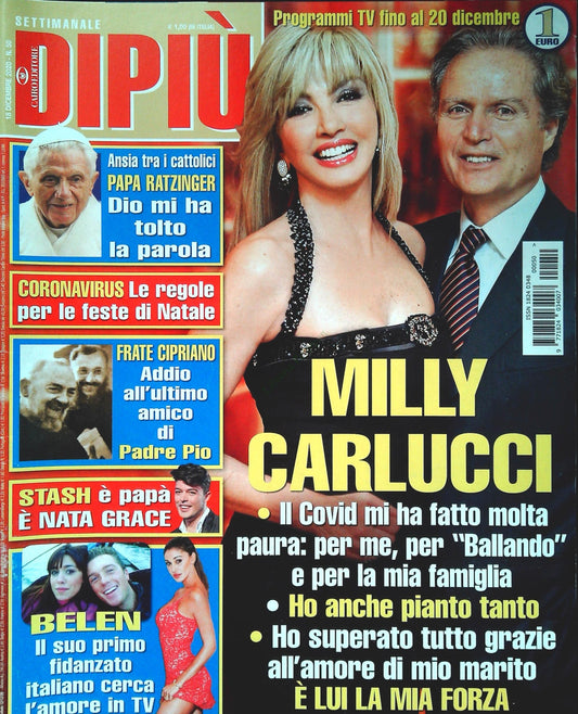 DI PIU' 18 DICEMBRE 2020 - MILLKY CARLUCCI - FRATE CIPRIANO - BELEN