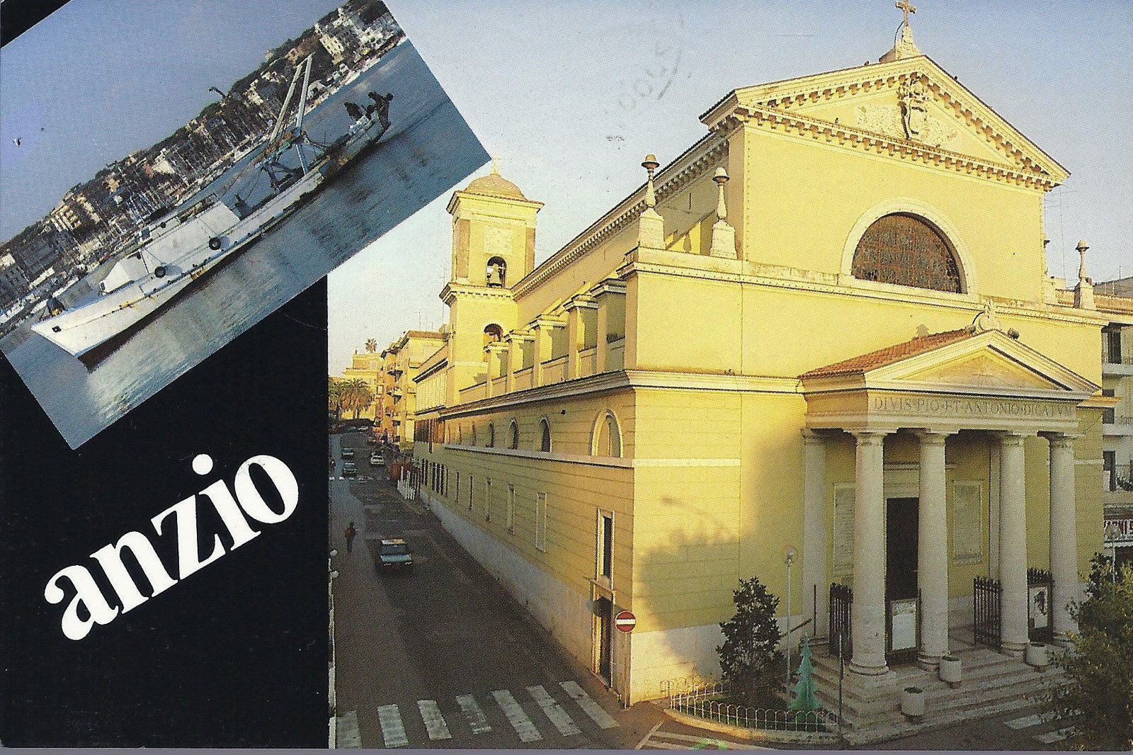 ANZIO - CHIESA MADRE DEI SS. PIO E ANTONIO - FACCIATA - V 19