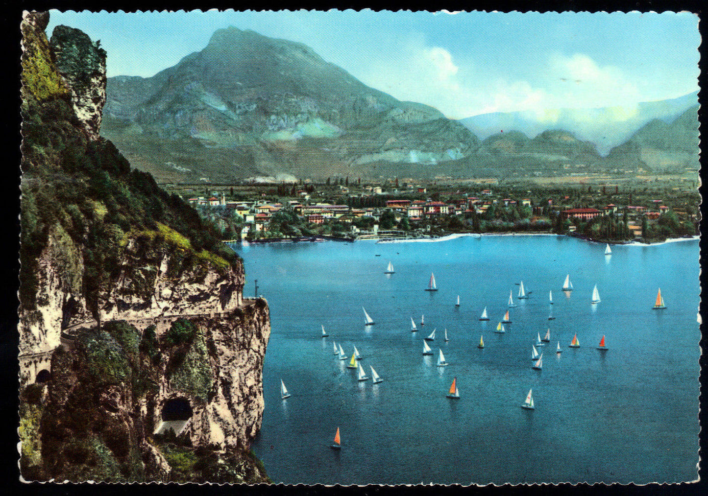 RIVA DEL GARDA - PANORAMA - GARE INTERNAZIONALI DI VELA - NV