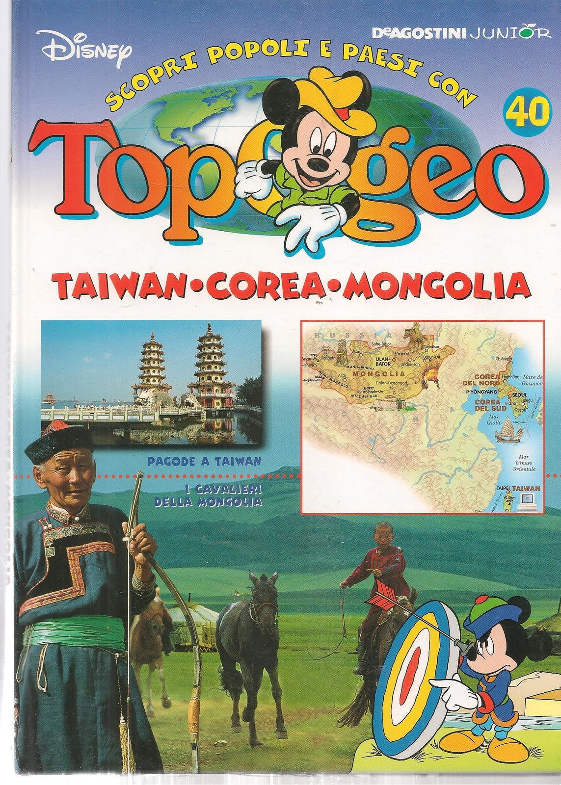 TOPOGEO N. 40 - TAIWAN - COREA - MONGOLIA