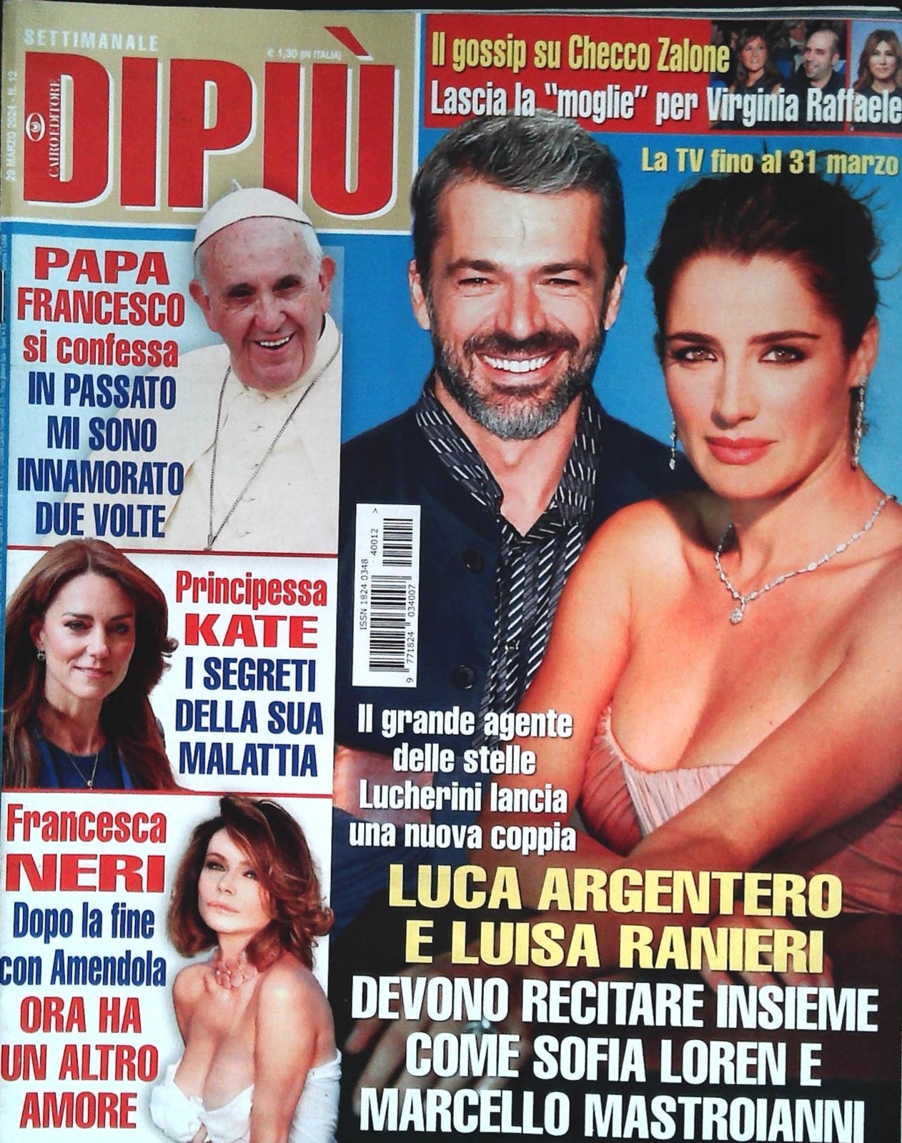 SETTIMANALE DI PIU' 29 MARZO 2024 - FRANCESCA NERI - ARGENTERO-RANIERI