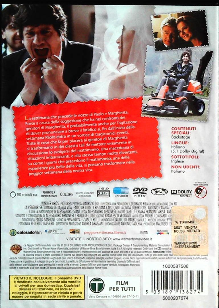 LA PEGGIOR SETTIMANA DELLA MIA VITA - DVD