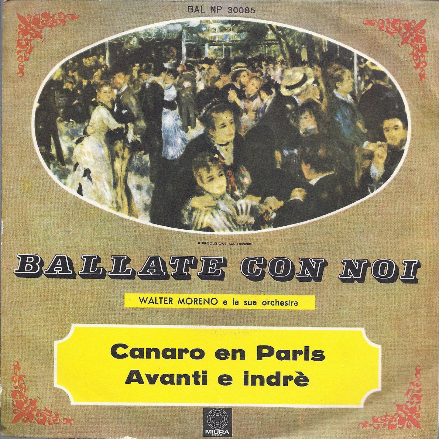 BALLATE CON NOI # CANARO EN PARIS - AVANTI E INDRE' # WALTER MORENO E ORCHESTRA