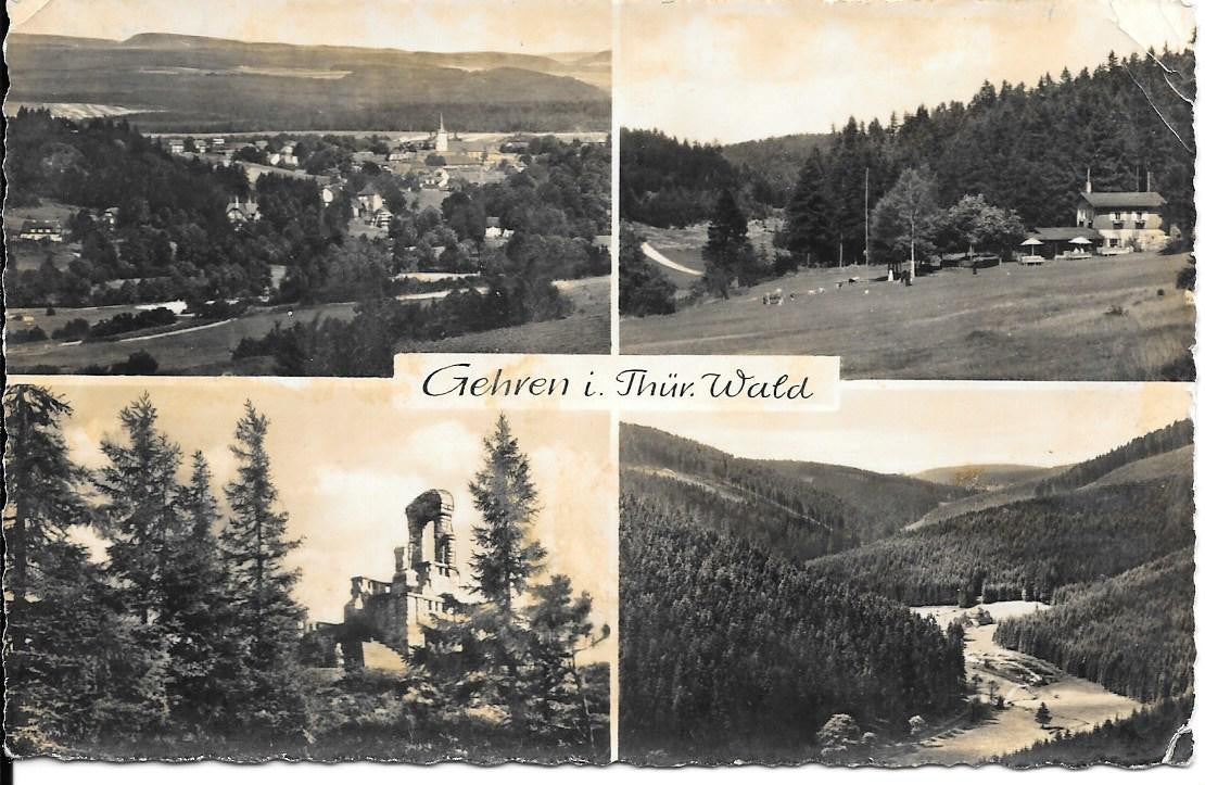 GEHREN I THUR WALD - QUATTRO VEDUTE - V