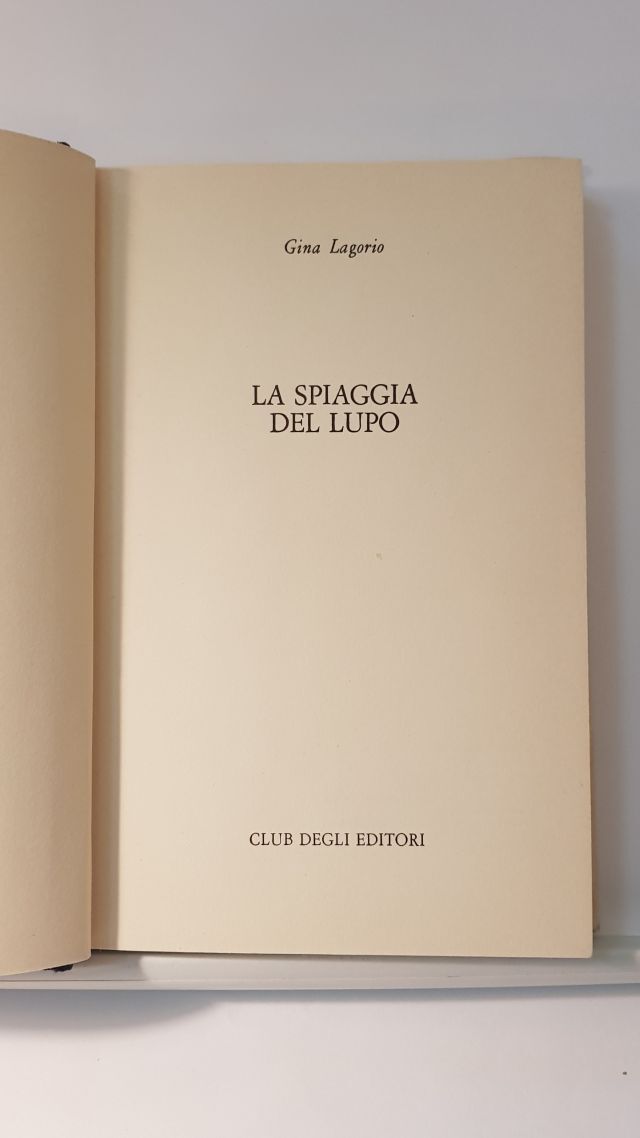 LA SPIAGGIA DEL LUPO - GINA LAGORIO - CDE 1977
