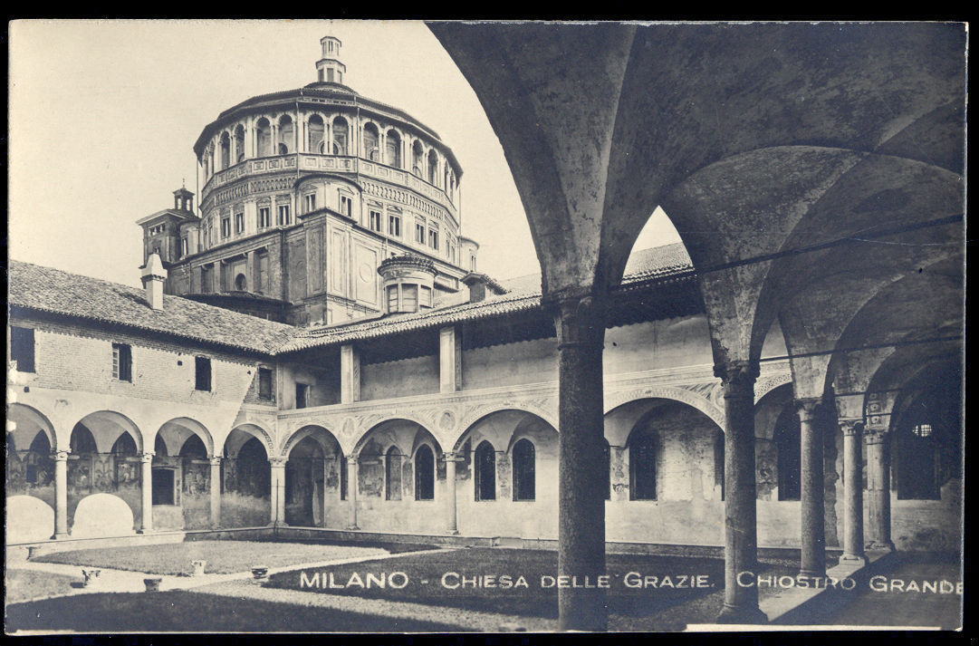 MILANO - CHIESA DELLE GRAZIE, CHIOSTRO GRANDE - NV