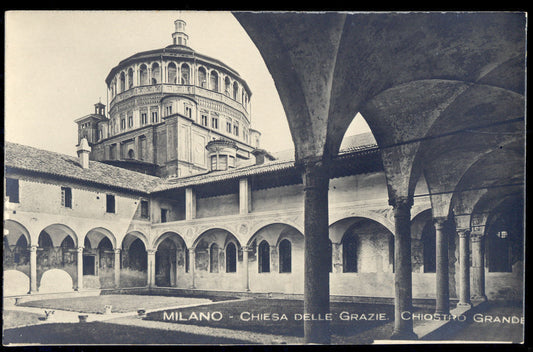 MILANO - CHIESA DELLE GRAZIE, CHIOSTRO GRANDE - NV