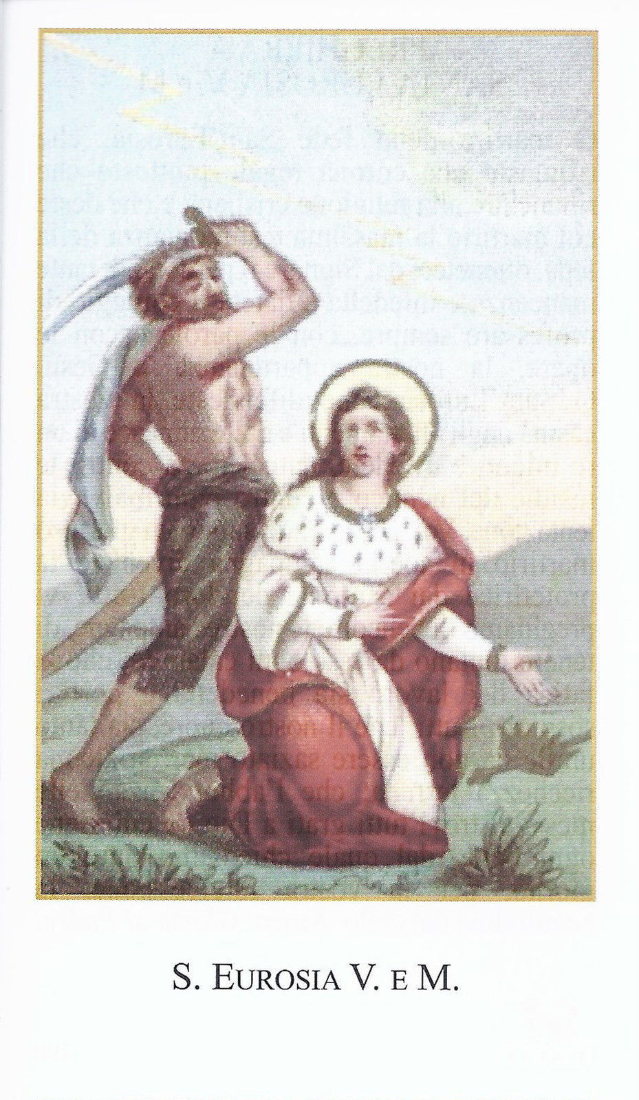 S. EUROSIA V. e M. - SANTINO - AS013-254 - Ed. Paco