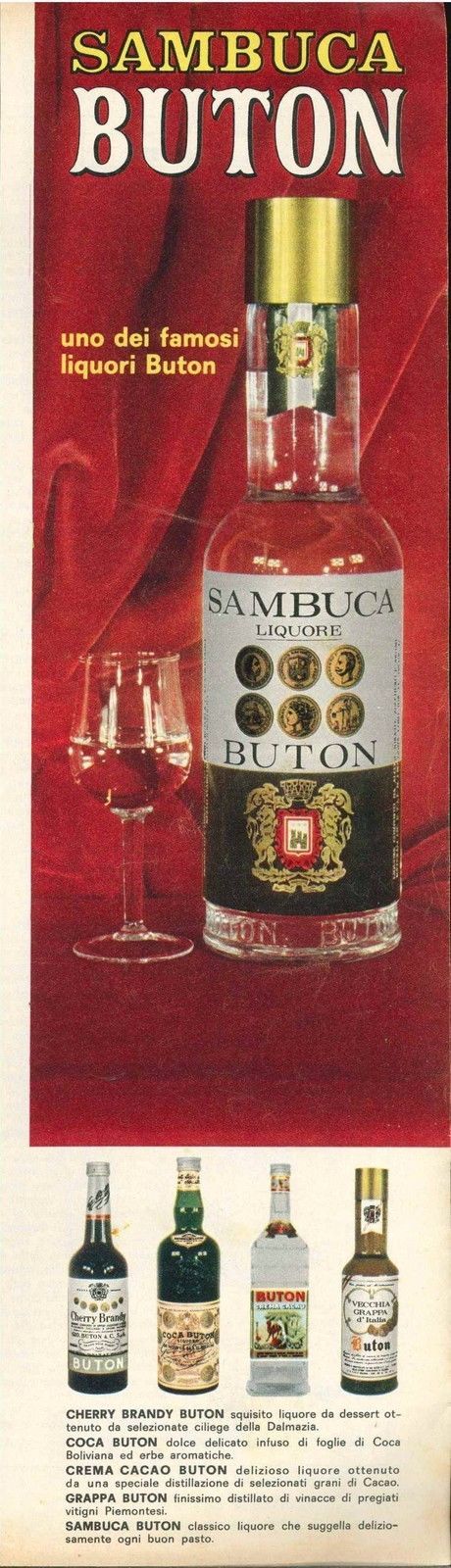 SAMBUCA BUTON - ADVERTISING