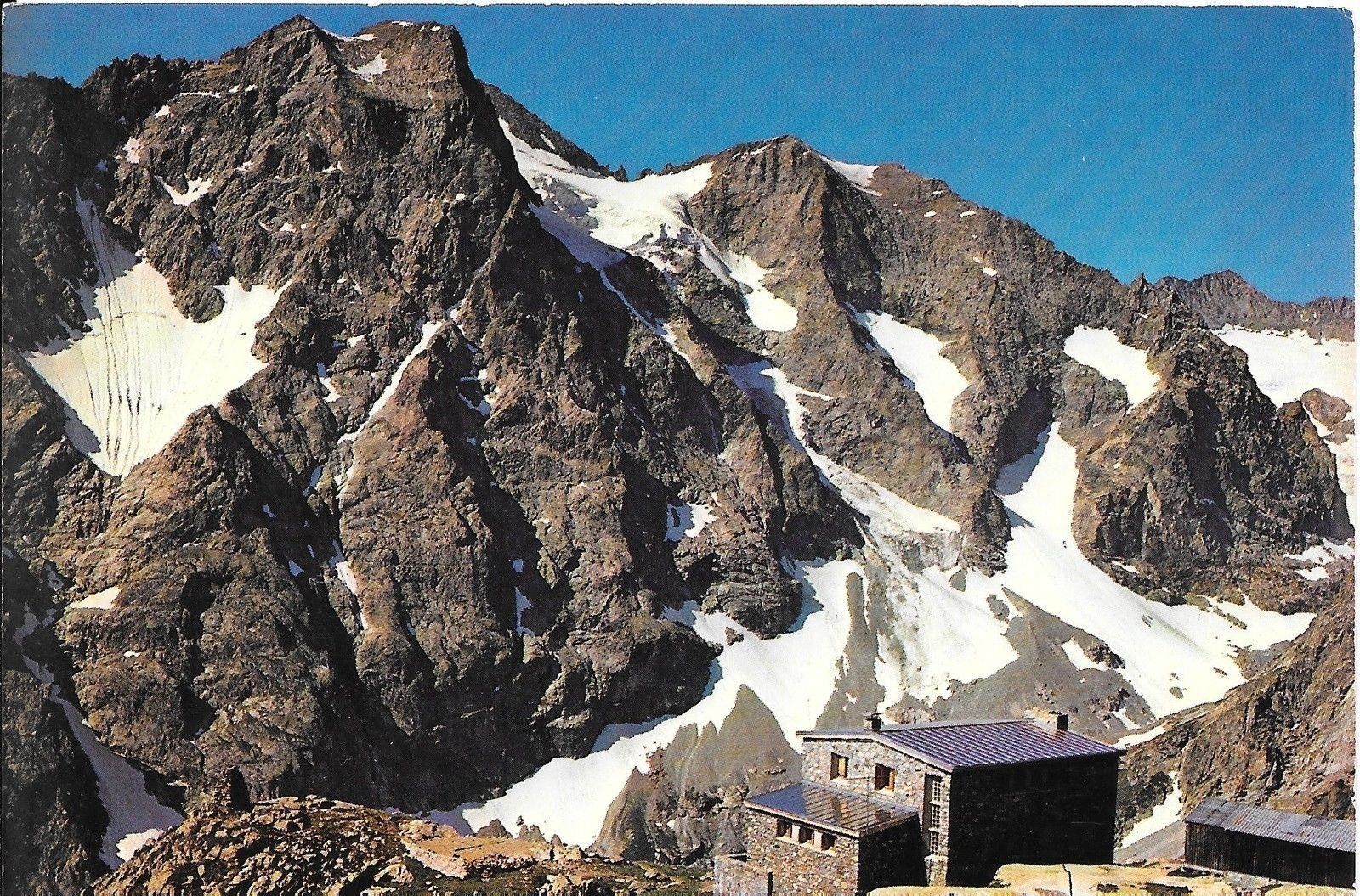 MASSIF DE L'OISANS - REFUGE DU PELVOUX ET LA POINTE GUY