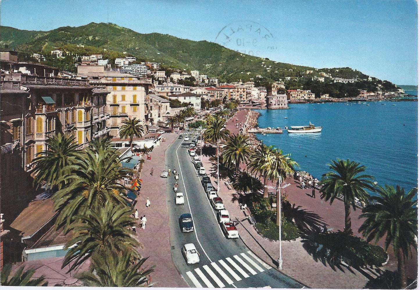 RAPALLO - VISTA PANORAMICA DEL LUNGOMARE - V 1970 - FG