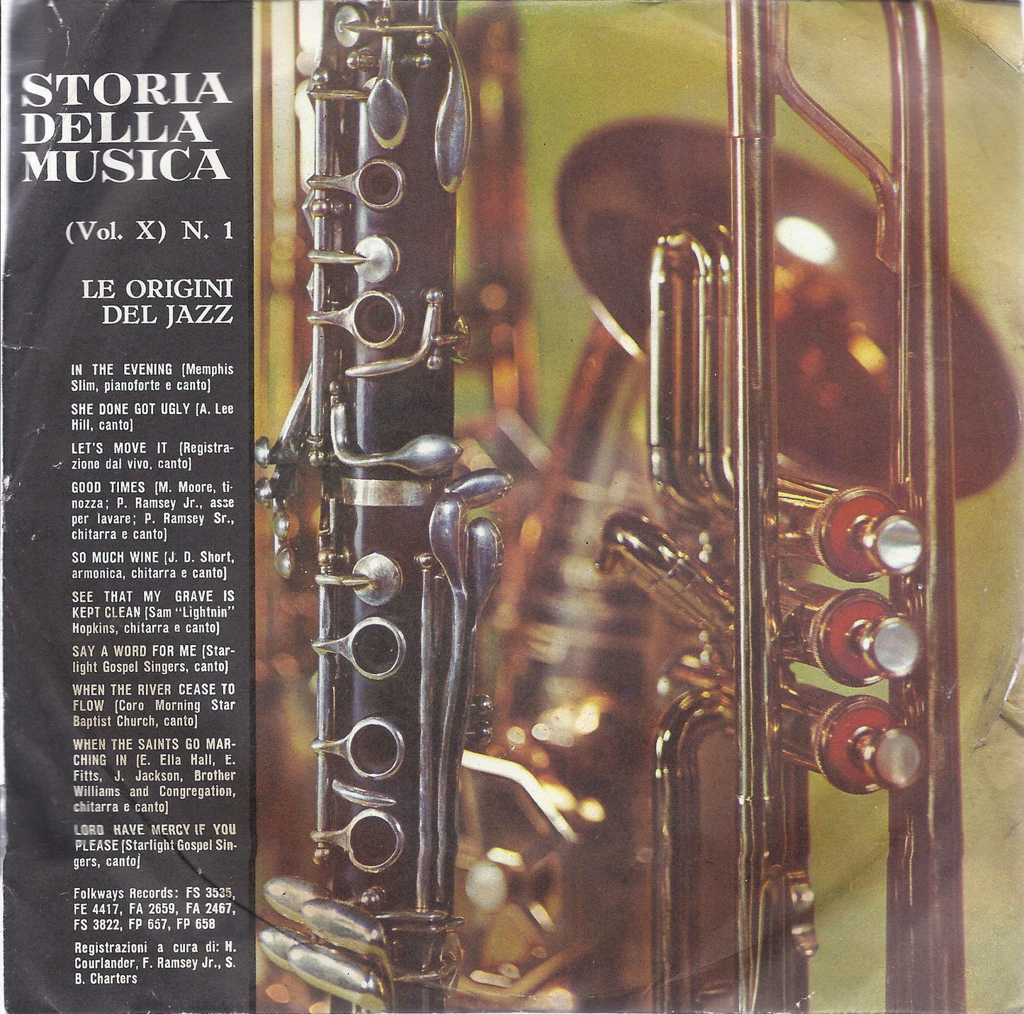 STORIA DELLA MUSICA = VOL X N°1 - LE ORIGINI DEL JAZZ