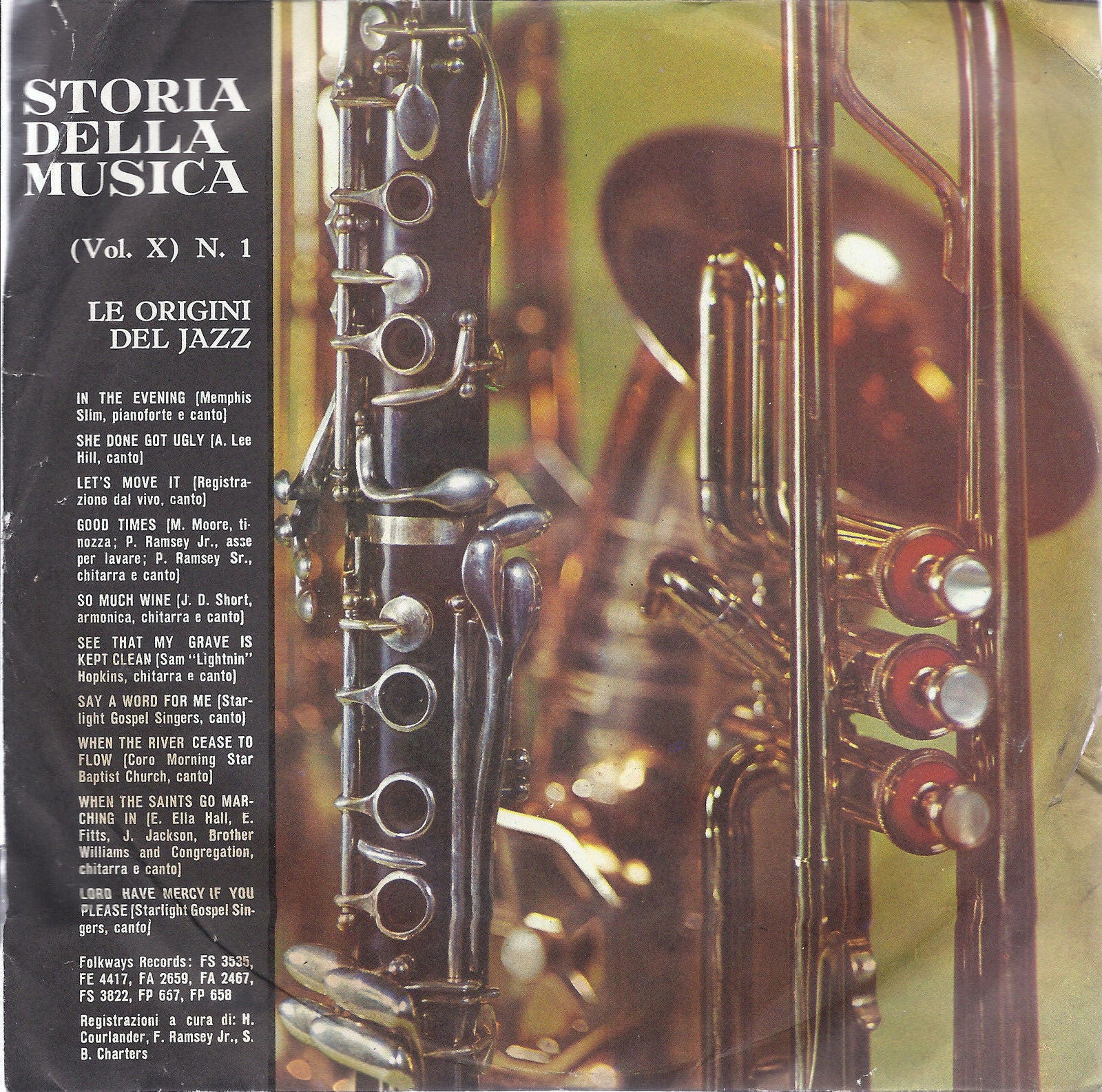 STORIA DELLA MUSICA = VOL X N°1 - LE ORIGINI DEL JAZZ