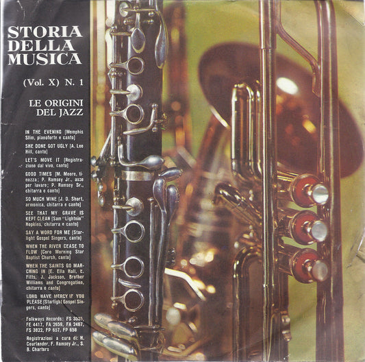 STORIA DELLA MUSICA = VOL X N°1 - LE ORIGINI DEL JAZZ