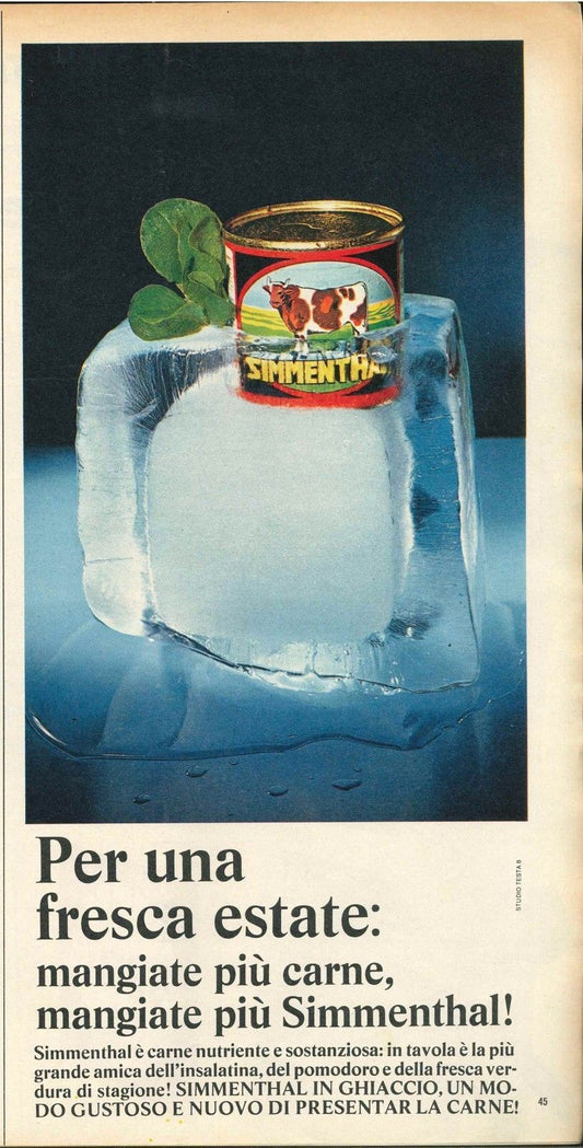 SIMMENTHAL PER UNA FRESCA ESTATE - ADVERTISING