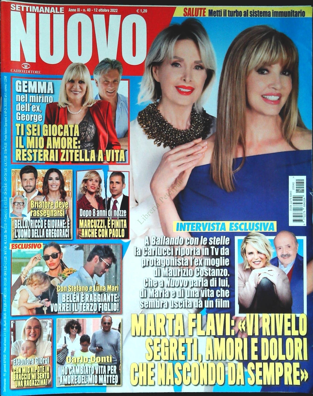 SETTIMANALE NUOVO 12 OTTOBRE 2022 - MARTA FLAVI-MARCUZZI-BELEN-OUTLET DEL LIBRO