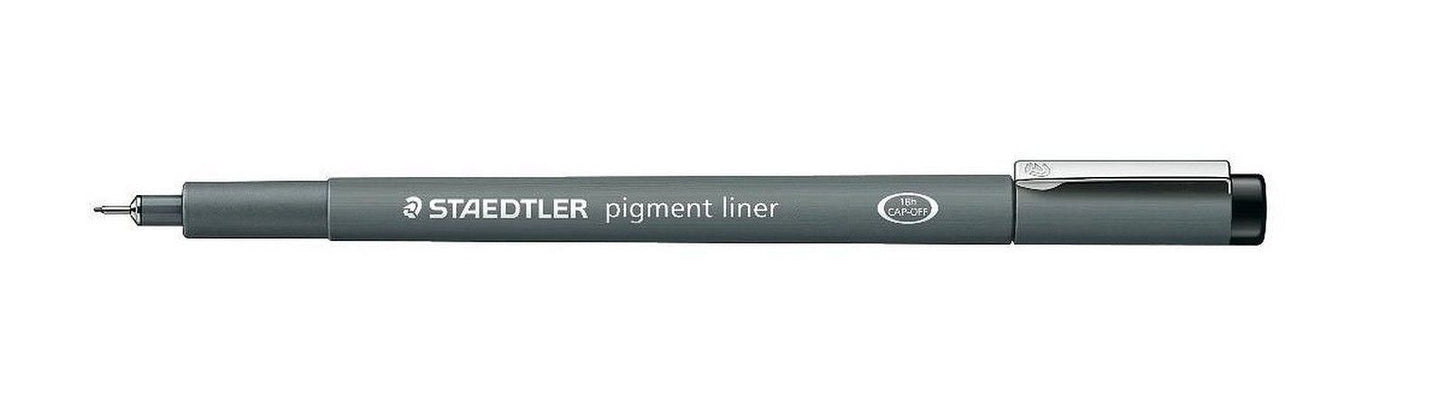 STAEDTLER PIGMENT LINER - PUNTA 0,5 - COLORE NERO (rapido us