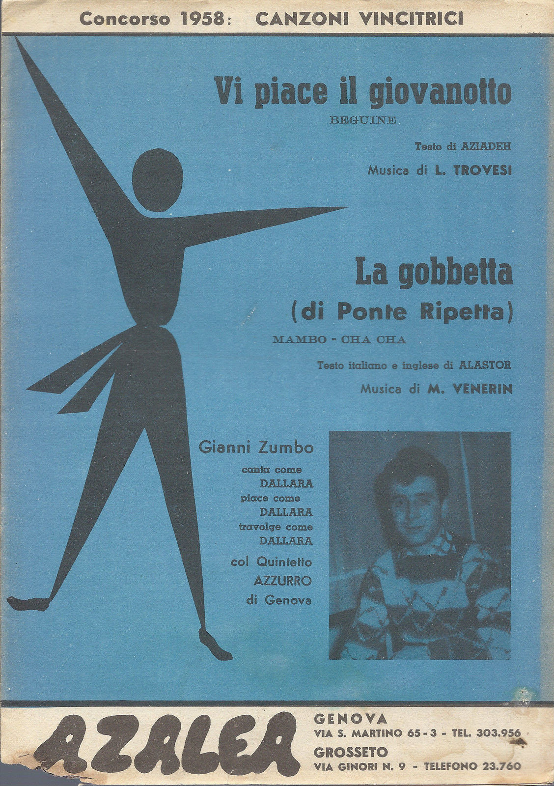 VI PIACE IL GIOVANOTTO - LA GOBBETTA (di Ponte Ripetta) # SPARTITO