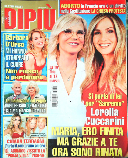 DI PIU' 15 MAGGIO 2024 - CUCCARINI - BARBARA D'URSO - FERRAGNI