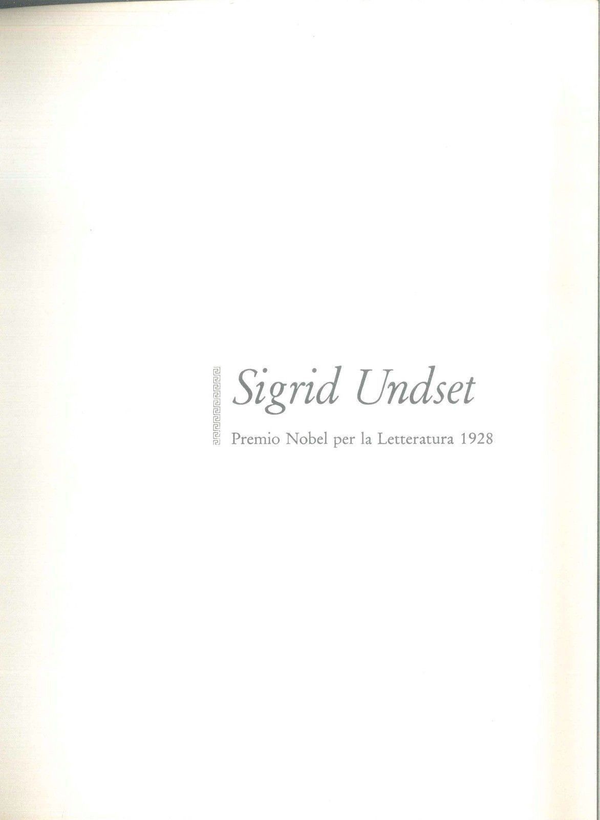 SIGRID UNDSET - I PREMI NOBEL PER LA LETTERATURA FRATELLI FABBRI (CON COFANETTO)