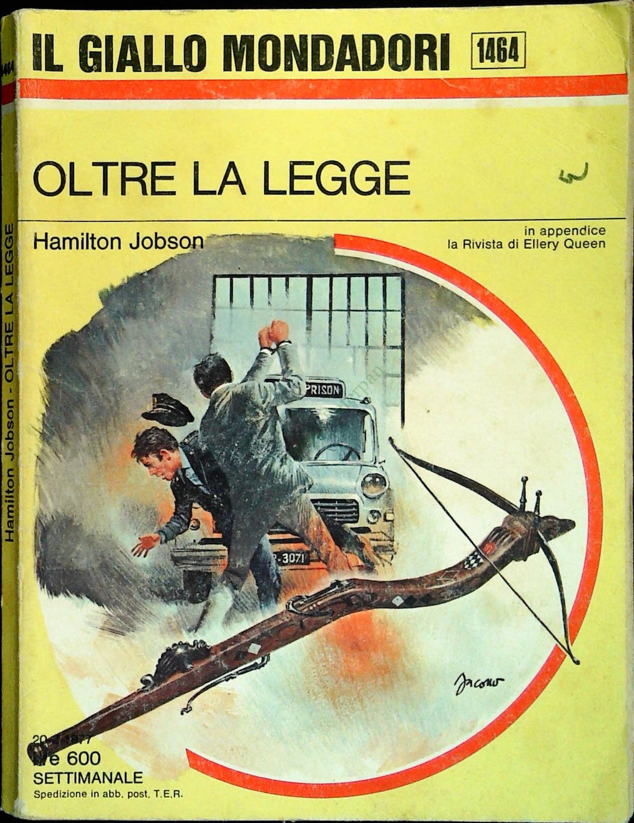 OLTRE LA LEGGE - HAMILTON JOBSON - GIALLO MONDADORI N. 1464