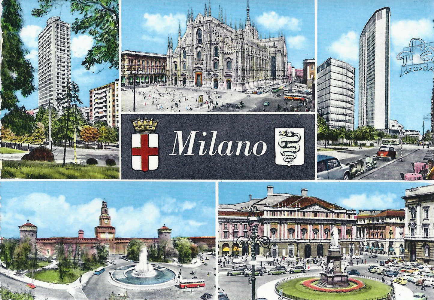 MILANO - 5 VEDUTE - VIB 1966
