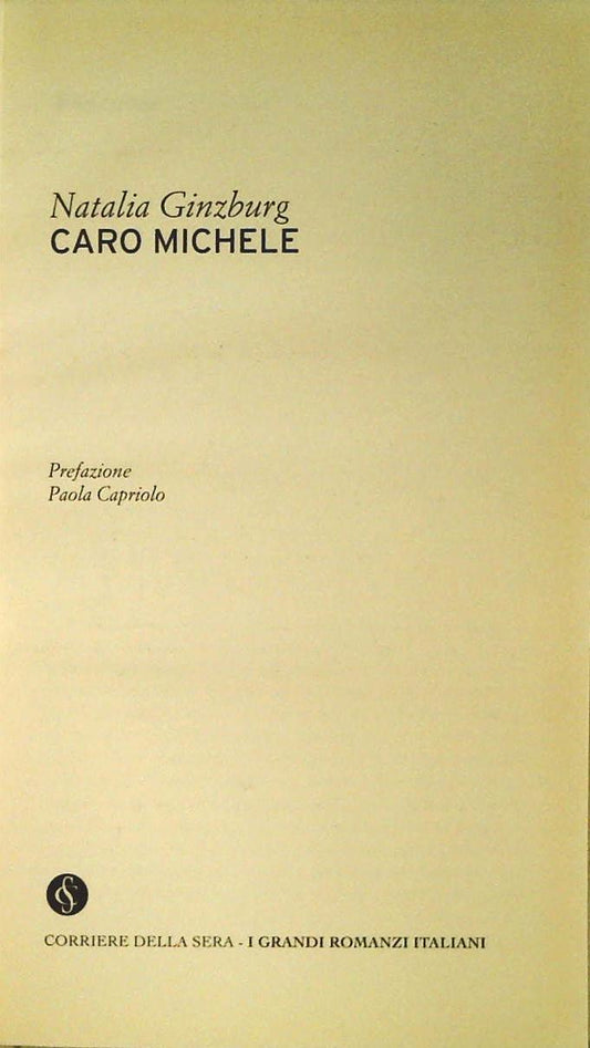 CARO MICHELE - NATALIA GINZBURG - CORRIERE DELLA SERA 2003 - OUTLET DEL LIBRO