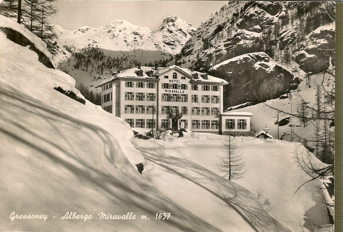 GRESSONEY - ALBERGO MIRAVALLE - V1965