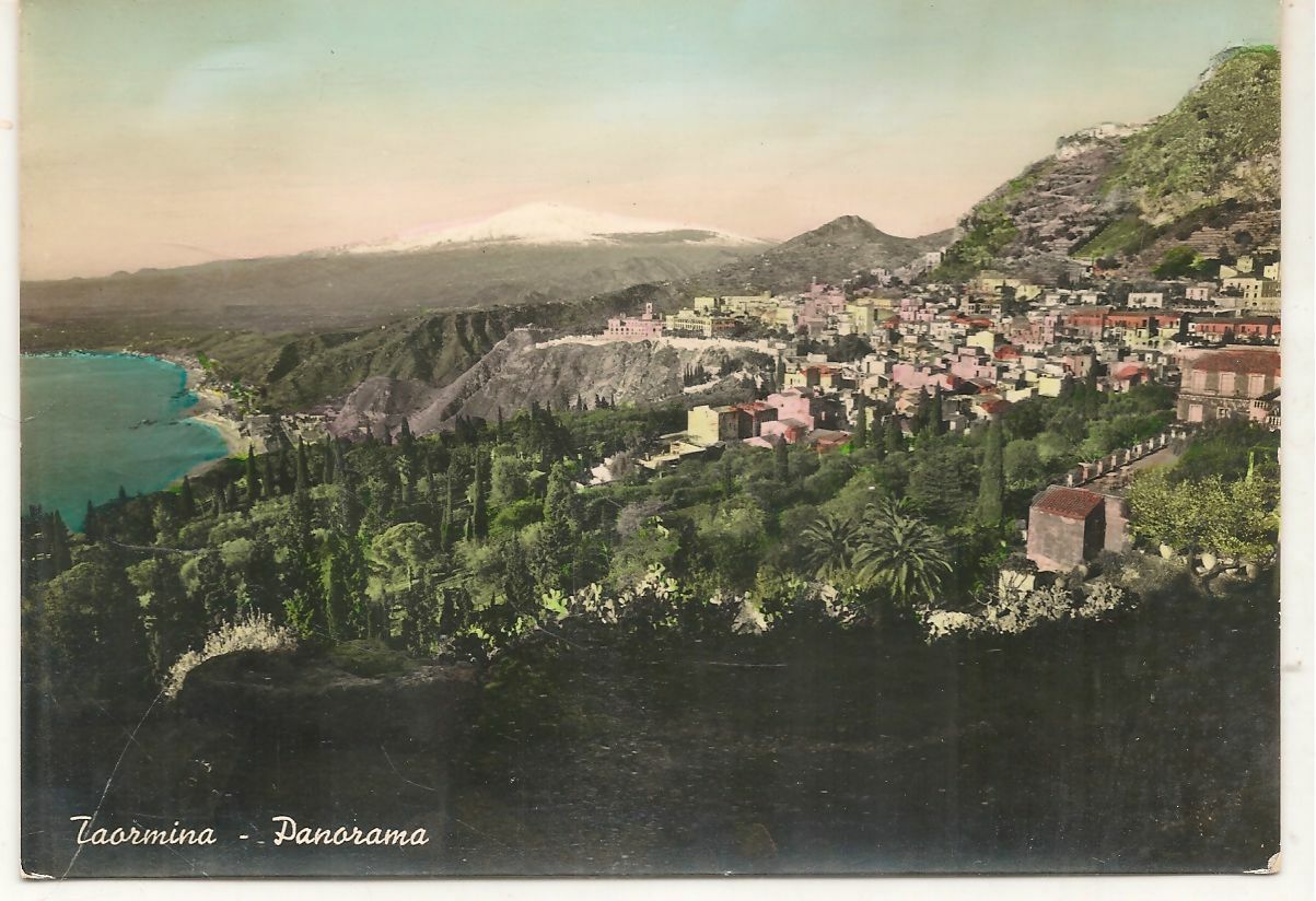 TAORMINA - PANORAMA - NV - ACQUARELLATA