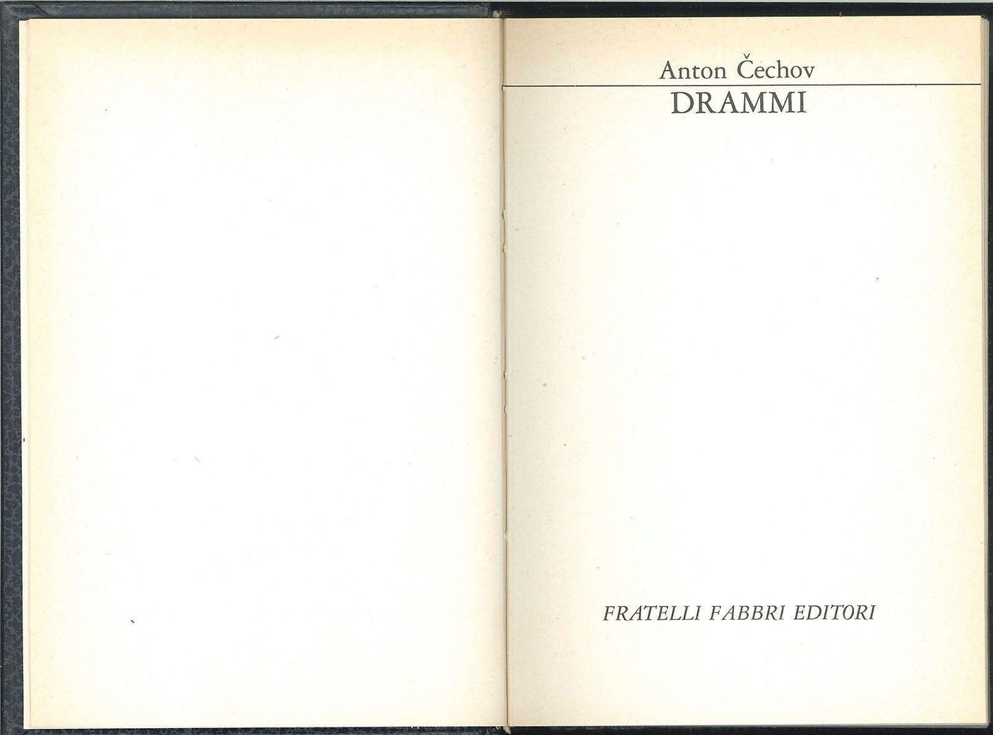 DRAMMI - ANTON CHECOV