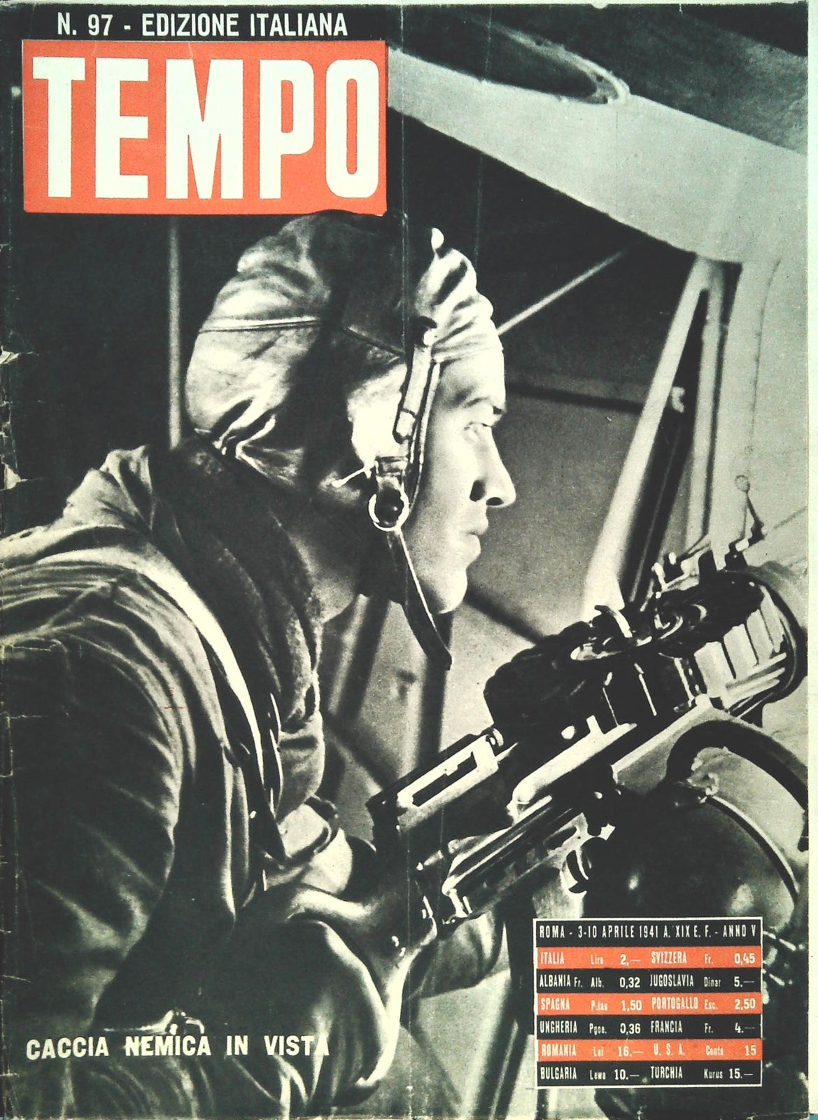 TEMPO N. 97 - 3-10 APRILE 1941 - GIARABUB-MATSUOKA-ISLANDA-FLAK SOTTO LA NEVE