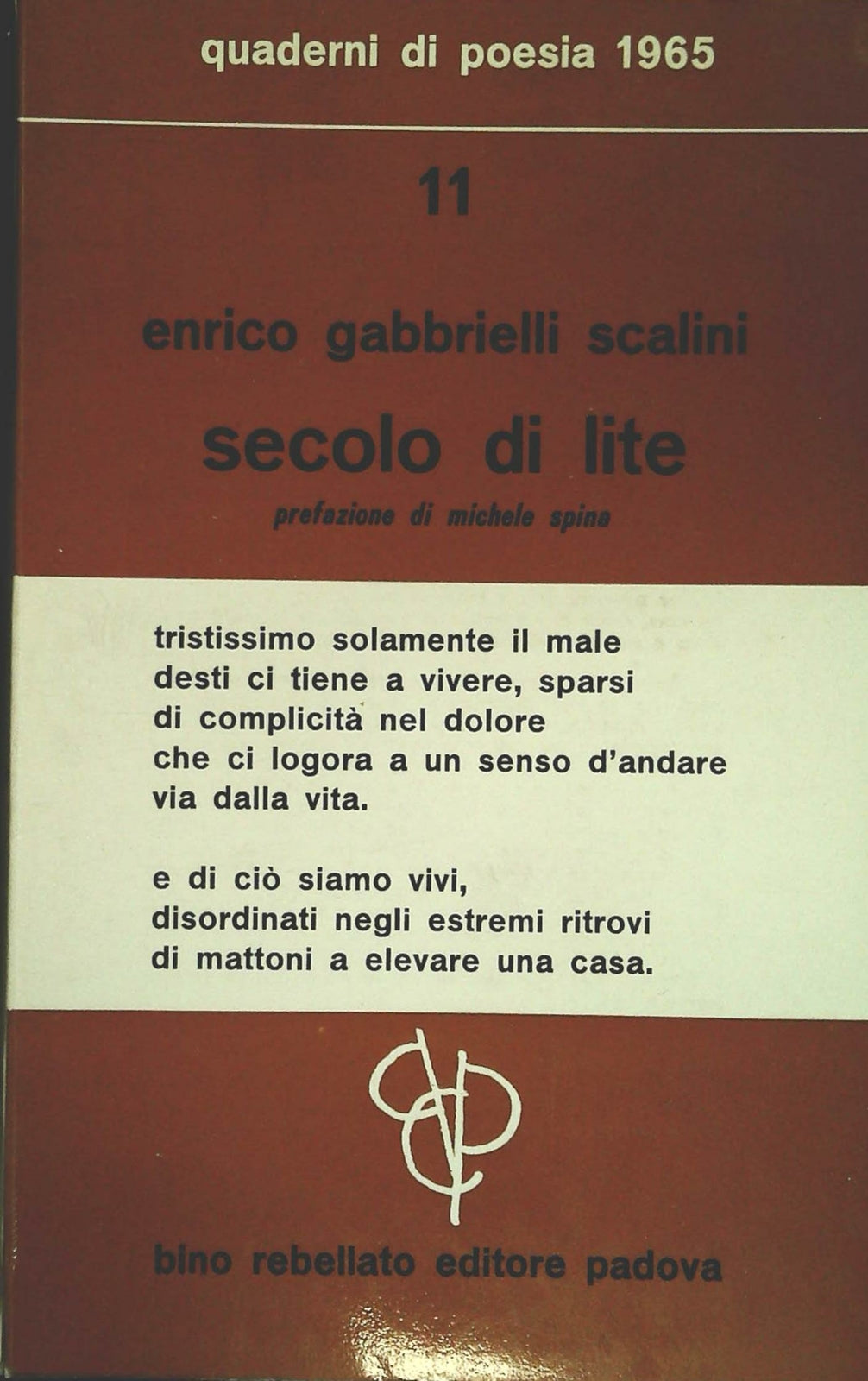 SECOLO DI LITE - ENRICO GABBRIELLI SCALINI